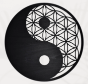 Laserfactory Lebensblume Yin Yang